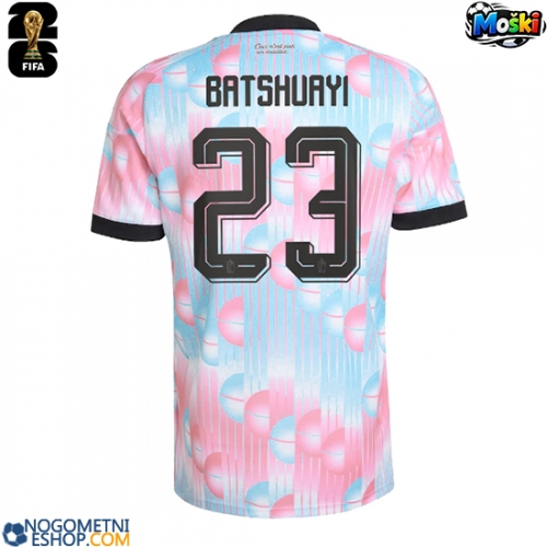 Moški Nogometni dresi Belgija Michy Batshuayi #23 Gostujoči SP 2026 Kratek Rokav